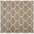 thumbnail image 1 of SAFAVIEH Hudson Arline Plush Geometric Shag Area Rug, Beige/Ivory, 3' x 3' Square, 1 of 8