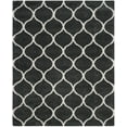 thumbnail image 1 of SAFAVIEH Hudson Arline Plush Geometric Shag Area Rug, Dark Grey/Ivory, 11' x 15', 1 of 5