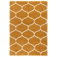 thumbnail image 1 of SAFAVIEH Hudson Arline Plush Geometric Shag Area Rug, Gold/Ivory, 4' x 6', 1 of 8