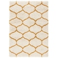 thumbnail image 1 of SAFAVIEH Hudson Arline Plush Geometric Shag Area Rug, Ivory/Gold, 8' x 10', 1 of 8