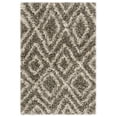 thumbnail image 1 of SAFAVIEH Hudson Augustine Geometric Shag Area Rug, Grey/Ivory, 2' x 3', 1 of 7