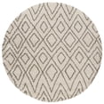thumbnail image 1 of SAFAVIEH Hudson Augustine Geometric Shag Area Rug, Ivory/Grey, 7' x 7' Round, 1 of 11