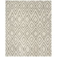 thumbnail image 1 of SAFAVIEH Hudson Augustine Geometric Shag Area Rug, Ivory/Grey, 9' x 12', 1 of 11