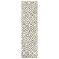 thumbnail image 1 of SAFAVIEH Hudson Augustine Geometric Shag Runner Rug, Ivory/Grey, 2'3" x 8', 1 of 11