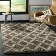 thumbnail image 1 of SAFAVIEH Hudson Franklin Geometric Diamonds Shag Area Rug, Grey/Ivory, 3' x 5', 1 of 5