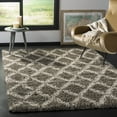 thumbnail image 1 of SAFAVIEH Hudson Franklin Geometric Diamonds Shag Area Rug, Grey/Ivory, 6' x 9', 1 of 5