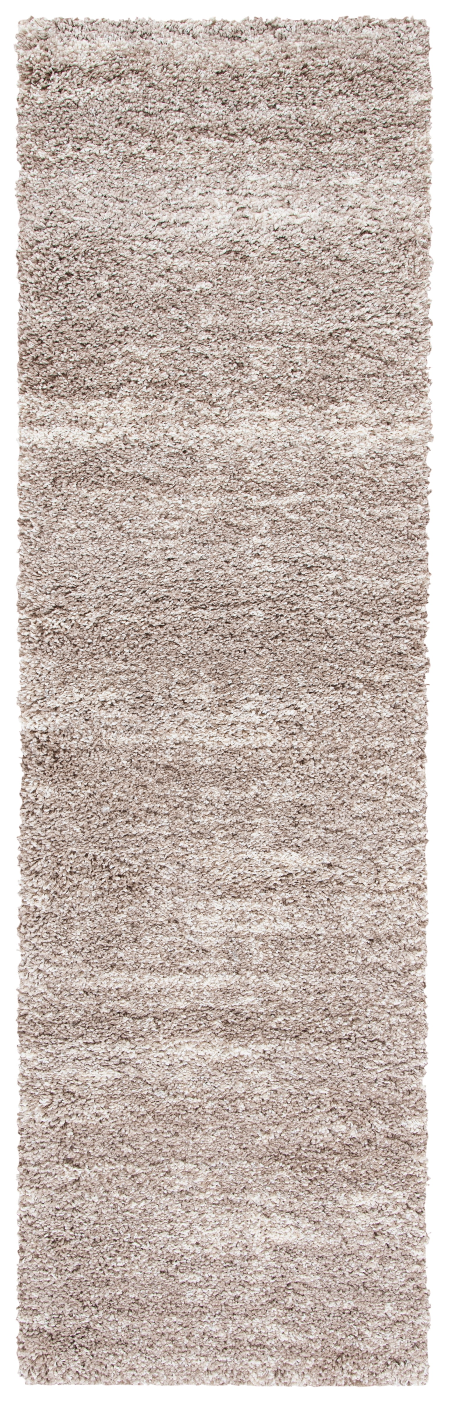 SAFAVIEH Hudson Jacinda Abstract Shag Runner Rug, Ivory/Beige, 2'3" x 8'