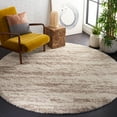 thumbnail image 1 of SAFAVIEH Hudson Jack Abstract Shag Area Rug, Ivory/Beige, 3' x 3' Round, 1 of 11