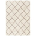 thumbnail image 1 of SAFAVIEH Hudson Jackson Trellis Shag Area Rug, Ivory/Beige, 7' x 7' Round, 1 of 9