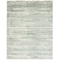 thumbnail image 1 of SAFAVIEH Hudson Jaden Striped Shag Area Rug, Ivory/Green, 10' x 14', 1 of 11