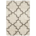 thumbnail image 1 of SAFAVIEH Hudson Jaye Geometric Shag Area Rug, Ivory/Grey, 2'3" x 3'9", 1 of 10