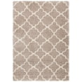 thumbnail image 1 of SAFAVIEH Hudson Jaye Plush Geometric Shag Area Rug, Beige/Ivory, 8' x 10', 1 of 8