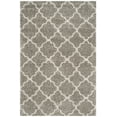 thumbnail image 1 of SAFAVIEH Hudson Jaye Plush Geometric Shag Area Rug, Grey/Ivory, 5' x 7', 1 of 9