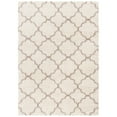thumbnail image 1 of SAFAVIEH Hudson Jaye Plush Geometric Shag Area Rug, Ivory/Beige, 7' x 7' Round, 1 of 9
