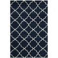 thumbnail image 1 of SAFAVIEH Hudson Jaye Plush Geometric Shag Area Rug, Navy/Ivory, 2'3" x 3'9", 1 of 9