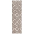 thumbnail image 1 of SAFAVIEH Hudson Jaye Plush Geometric Shag Runner Rug, Beige/Ivory, 2'3" x 8', 1 of 8