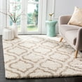 thumbnail image 1 of SAFAVIEH Hudson Louise Geometric Shag Area Rug, Ivory/Beige, 9' x 12', 1 of 7
