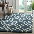 thumbnail image 1 of SAFAVIEH Hudson Louise Geometric Shag Area Rug, Slate Blue/Ivory, 9' x 12', 1 of 7