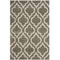thumbnail image 1 of SAFAVIEH Hudson Louise Plush Geometric Shag Area Rug, Grey/Ivory, 2'3" x 3'9", 1 of 6