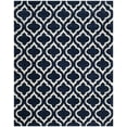 thumbnail image 1 of SAFAVIEH Hudson Louise Plush Geometric Shag Area Rug, Navy/Ivory, 10' x 14', 1 of 5