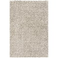 thumbnail image 1 of SAFAVIEH Hudson Merrilyn Chevron Shag Area Rug, Ivory/Grey, 4' x 6', 1 of 10