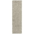 thumbnail image 1 of SAFAVIEH Hudson Merrilyn Chevron Shag Runner Rug, Ivory/Grey, 2'3" x 8', 1 of 10