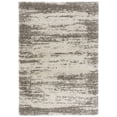 thumbnail image 1 of SAFAVIEH Hudson Shag Jace Abstract Area Rug, Ivory/Grey, 5'3" x 7'6", 1 of 8