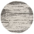 thumbnail image 1 of SAFAVIEH Hudson Shag Jace Abstract Area Rug, Ivory/Grey, 5' x 5' Round, 1 of 8