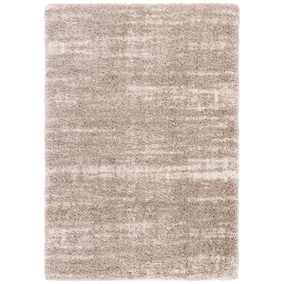 SAFAVIEH Hudson Shag Jacinda Abstract Area Rug, Ivory/Beige, 4' x 6'