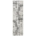 thumbnail image 1 of SAFAVIEH Hudson Shag Jacinth Abstract Runner Rug, Ivory/Grey, 2'3" x 8', 1 of 8