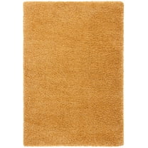 SAFAVIEH Hudson Shag Jackie Solid Area Rug, Gold, 5'3" x 7'6"