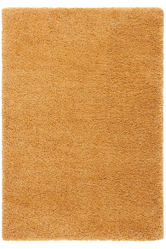 Hudson Shag Jackie Solid Area Rug, Gold, 9' x 12'