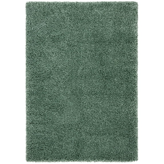 SAFAVIEH Hudson Shag Jackie Solid Area Rug, Green, 5'3" x 7'6"