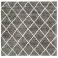 thumbnail image 1 of SAFAVIEH Hudson Shag Jackson Trellis Area Rug, Grey/Ivory, 7' x 7' Square, 1 of 8