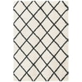 thumbnail image 1 of SAFAVIEH Hudson Shag Jackson Trellis Area Rug, Ivory/Dark Grey, 8' x 10', 1 of 8