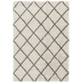 thumbnail image 1 of SAFAVIEH Hudson Shag Jackson Trellis Area Rug, Ivory/Grey, 4' x 6', 1 of 8