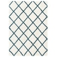 thumbnail image 1 of SAFAVIEH Hudson Shag Jackson Trellis Runner Rug, Ivory/Slate Blue, 2'3" x 8', 1 of 7