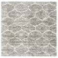 thumbnail image 1 of SAFAVIEH Hudson Shag Jacob Geometric Area Rug, Grey/Ivory, 7' x 7' Square, 1 of 9