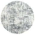thumbnail image 1 of SAFAVIEH Hudson Shag Jada Abstract Area Rug, Ivory/Dark Grey, 7' x 7' Round, 1 of 8