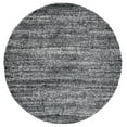 thumbnail image 1 of SAFAVIEH Hudson Shag Jaden Striped Area Rug, Dark Grey/Ivory, 7' x 7' Round, 1 of 7
