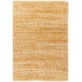 thumbnail image 1 of SAFAVIEH Hudson Shag Jaden Striped Area Rug, Gold/Ivory, 5'3" x 7'6", 1 of 8