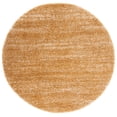thumbnail image 1 of SAFAVIEH Hudson Shag Jaden Striped Area Rug, Gold/Ivory, 7' x 7' Round, 1 of 8