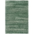 thumbnail image 1 of SAFAVIEH Hudson Shag Jaden Striped Area Rug, Green/Ivory, 4' x 6', 1 of 8