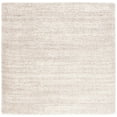thumbnail image 1 of SAFAVIEH Hudson Shag Jaden Striped Area Rug, Ivory/Beige, 7' x 7' Square, 1 of 8