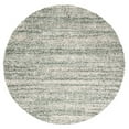 thumbnail image 1 of SAFAVIEH Hudson Shag Jaden Striped Area Rug, Ivory/Green, 7' x 7' Round, 1 of 8