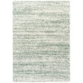thumbnail image 1 of SAFAVIEH Hudson Shag Jaden Striped Area Rug, Ivory/Green, 7' x 7' Square, 1 of 4