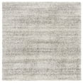thumbnail image 1 of SAFAVIEH Hudson Shag Jaden Striped Area Rug, Ivory/Grey, 8' x 8' Square, 1 of 8