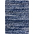 thumbnail image 1 of SAFAVIEH Hudson Shag Jaden Striped Area Rug, Navy/Ivory, 5'3" x 7'6", 1 of 8