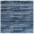 thumbnail image 1 of SAFAVIEH Hudson Shag Jaden Striped Area Rug, Navy/Ivory, 7' x 7' Square, 1 of 8