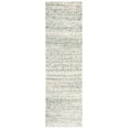 thumbnail image 1 of SAFAVIEH Hudson Shag Jaden Striped Runner Rug, Ivory/Green, 2'3" x 8', 1 of 8